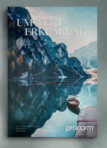Umwelterklärung pronorm